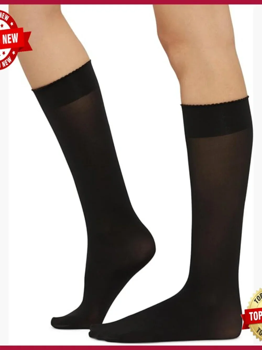 Luxury Knee-High Socks Velvet de Luxe 50 Knee-Highs Compression Support